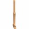 Ekena Millwork Richland Timber Gable Bracket, Western Red Cedar, 108"W x 54"H x 3 1/2"D x 3 1/2"F, 12/12 Pitch GBW108X54X0404RIC00SWR - alternate 4